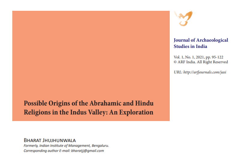 Abrahamic and Hindu Religions in the Indus Valley